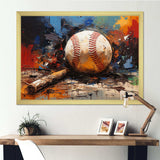 Baseball Collage II - Sports Canvas Wall Art