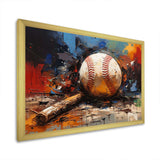 Baseball Collage II - Sports Canvas Wall Art