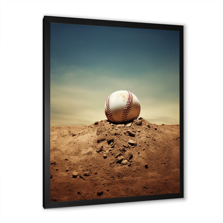 Baseball Pitchers Mound I - Sport Baseball Canvas Wall Art
