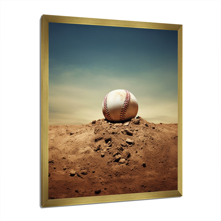 Baseball Pitchers Mound I - Sport Baseball Canvas Wall Art
