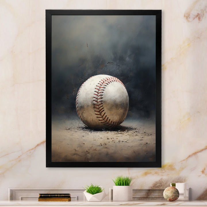Baseball Subtle Strikeout - Sport Baseball Canvas Wall Art