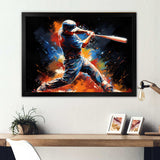 Baseball Swing Of Emotion III - Sports Canvas Wall Art