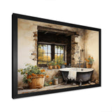 Laundry Rustic Vibe I - Illustration Canvas Wall Art