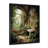 Bathroom Natures Retreat I - Humor Canvas Wall Art