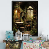 Bathroom Rustic Woodland Retreat IV - Humor Canvas Wall Art