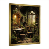 Bathroom Rustic Woodland Retreat IV - Humor Canvas Wall Art