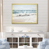 Beach Minimalism Landscape III - Coastal Canvas Wall Art