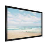 Beach Photo Coastal Tranquility III - Coastal Canvas Wall Art