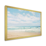 Beach Photo Coastal Tranquility III - Coastal Canvas Wall Art