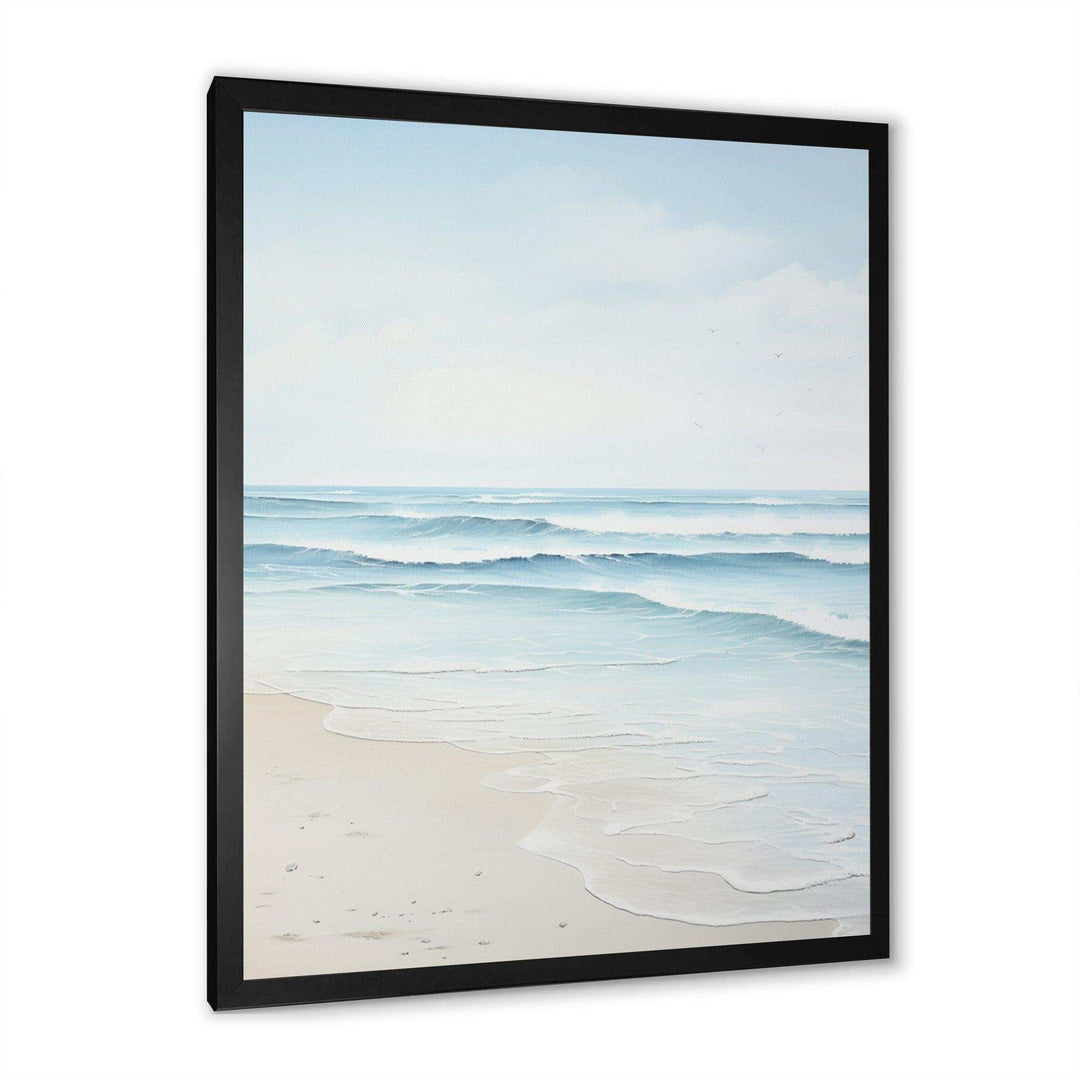Beach Photo Tranquil Waters I - Coastal Canvas Wall Art