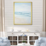 Beach Photo Tranquil Waters I - Coastal Canvas Wall Art