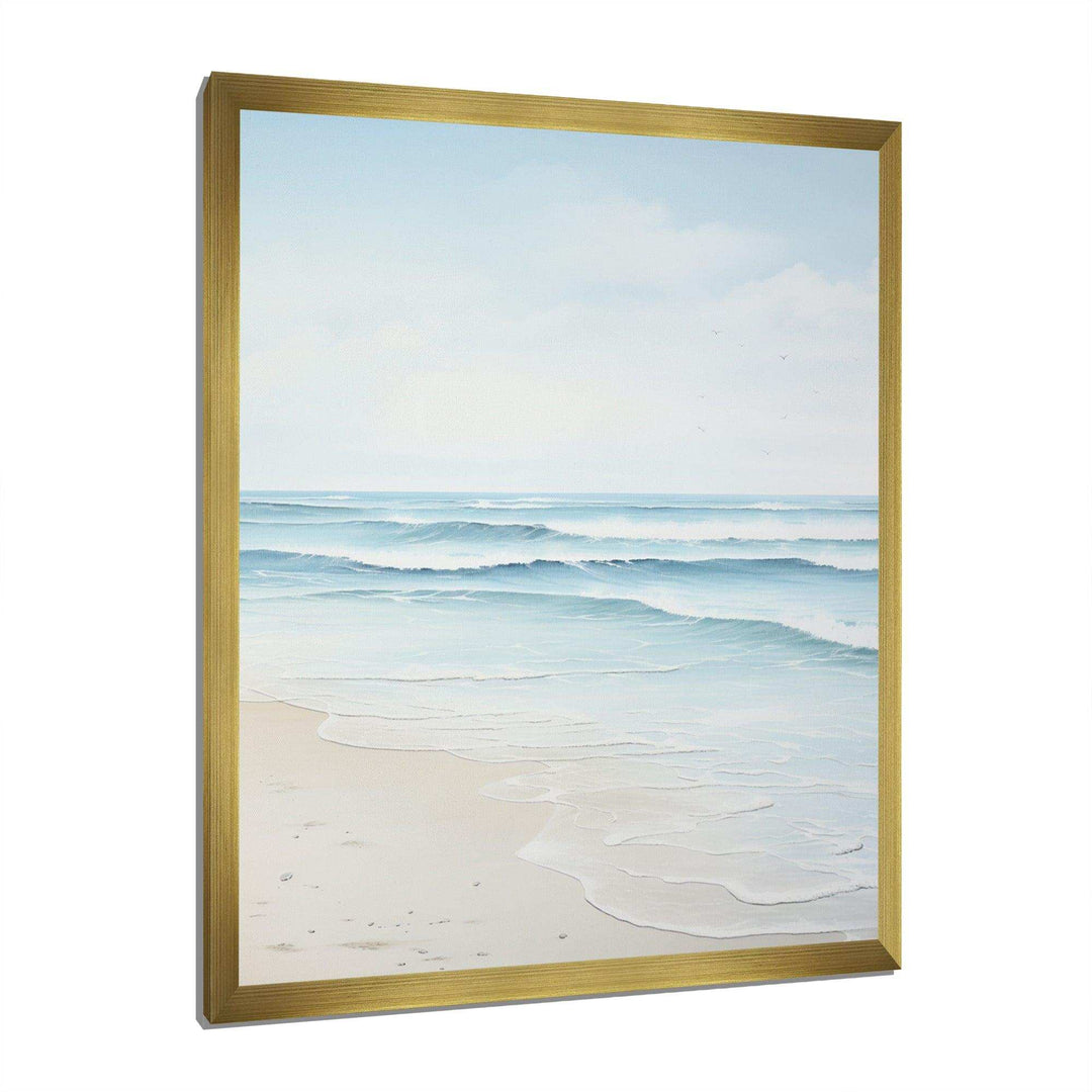 Beach Photo Tranquil Waters I - Coastal Canvas Wall Art