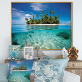 Beach Photo Tropical Escape V - Coastal Canvas Wall Art