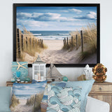 Tranquility Path To Dune Beach I - Beach Canvas Wall Art