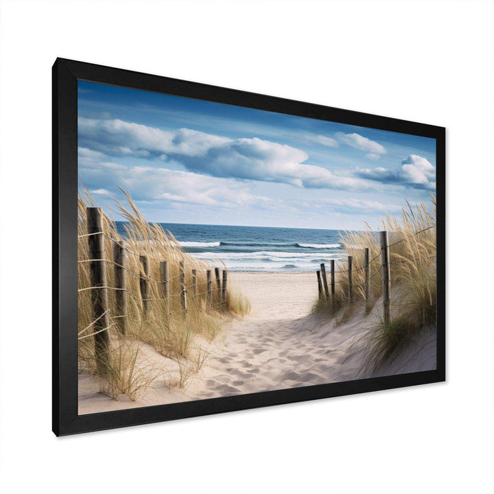 Tranquility Path To Dune Beach I - Beach Canvas Wall Art