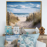 Tranquility Path To Dune Beach I - Beach Canvas Wall Art