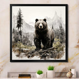 Bear Wild Majesty II - Animals Canvas Wall Art