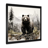 Bear Wild Majesty II - Animals Canvas Wall Art