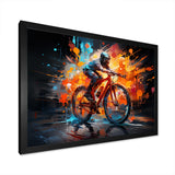 Bicycle Abstract Fusion An - Bicycle Canvas Wall Art