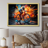 Bicycle Abstract Fusion An - Bicycle Canvas Wall Art
