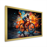Bicycle Abstract Fusion An - Bicycle Canvas Wall Art