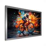Bicycle Abstract Fusion An - Bicycle Canvas Wall Art