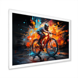 Bicycle Abstract Fusion An - Bicycle Canvas Wall Art