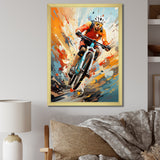 Bicycle Abstracted Trails An I - Bicycle Canvas Wall Art