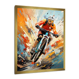 Bicycle Abstracted Trails An I - Bicycle Canvas Wall Art