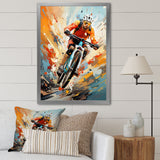 Bicycle Abstracted Trails An I - Bicycle Canvas Wall Art