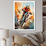 Bicycle Abstracted Trails An I - Bicycle Canvas Wall Art