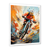 Bicycle Abstracted Trails An I - Bicycle Canvas Wall Art