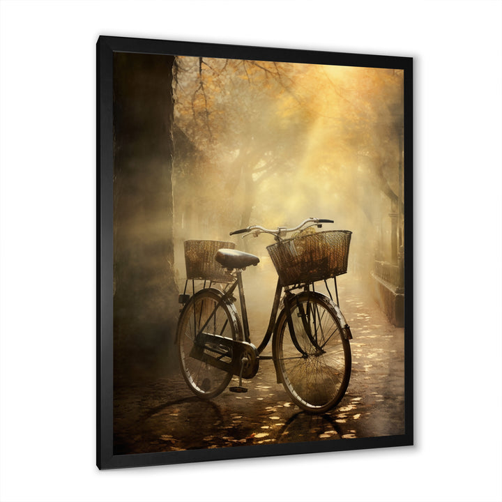 Bicycle Atmospheric Rides An I - Bicycle Canvas Wall Art