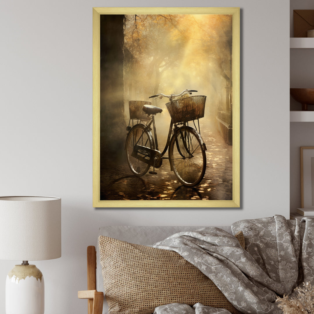 Bicycle Atmospheric Rides An I - Bicycle Canvas Wall Art