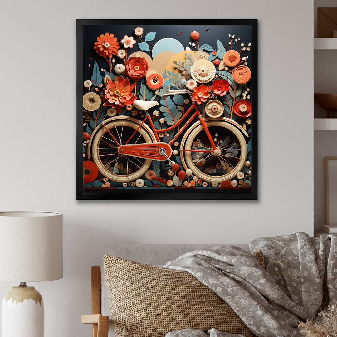 Bicycle  Bliss I - Bicycle Canvas Wall Art