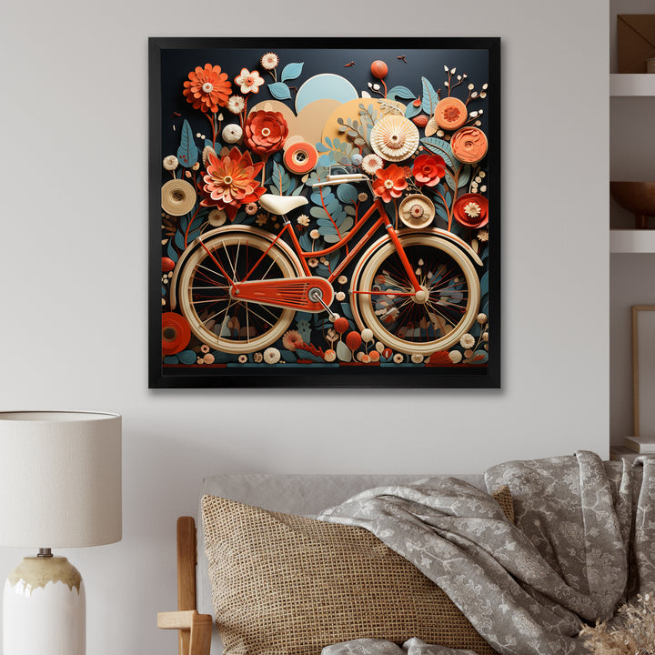 Bicycle  Bliss I - Bicycle Canvas Wall Art