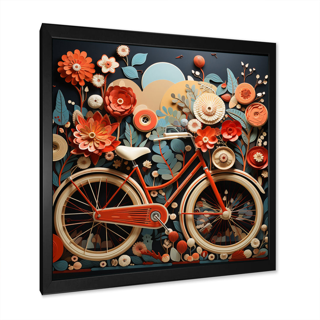Bicycle  Bliss I - Bicycle Canvas Wall Art
