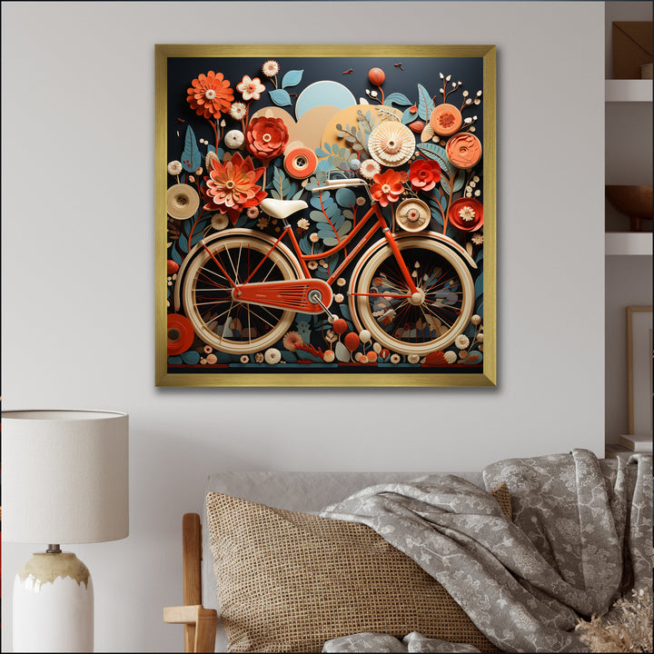 Bicycle  Bliss I - Bicycle Canvas Wall Art