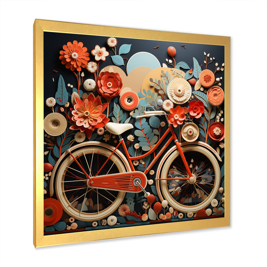 Bicycle  Bliss I - Bicycle Canvas Wall Art