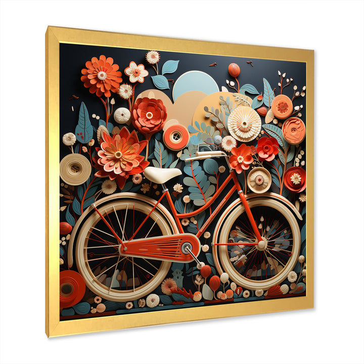 Bicycle  Bliss I - Bicycle Canvas Wall Art