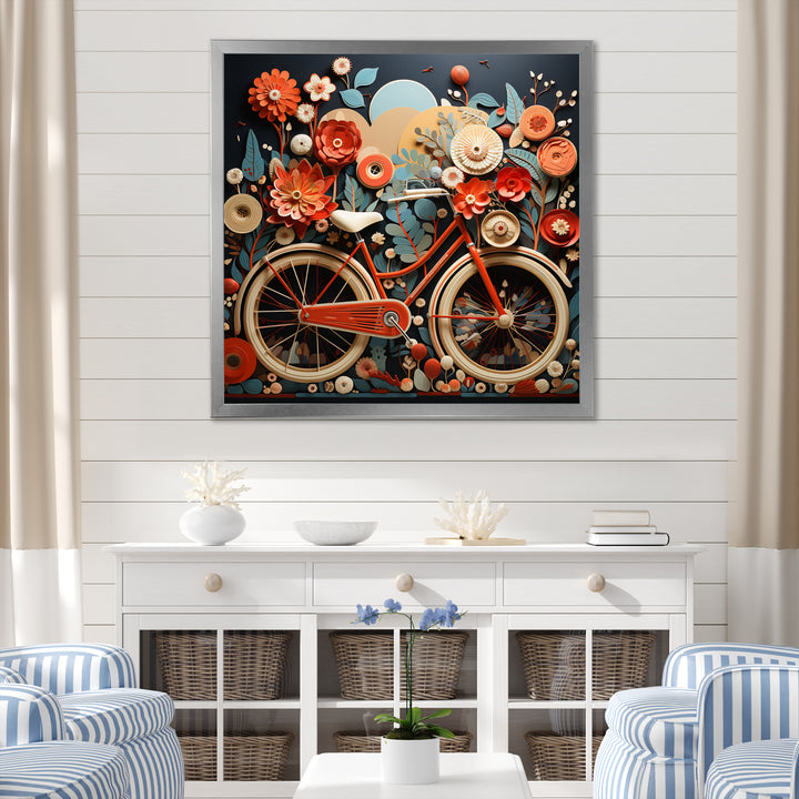 Bicycle  Bliss I - Bicycle Canvas Wall Art
