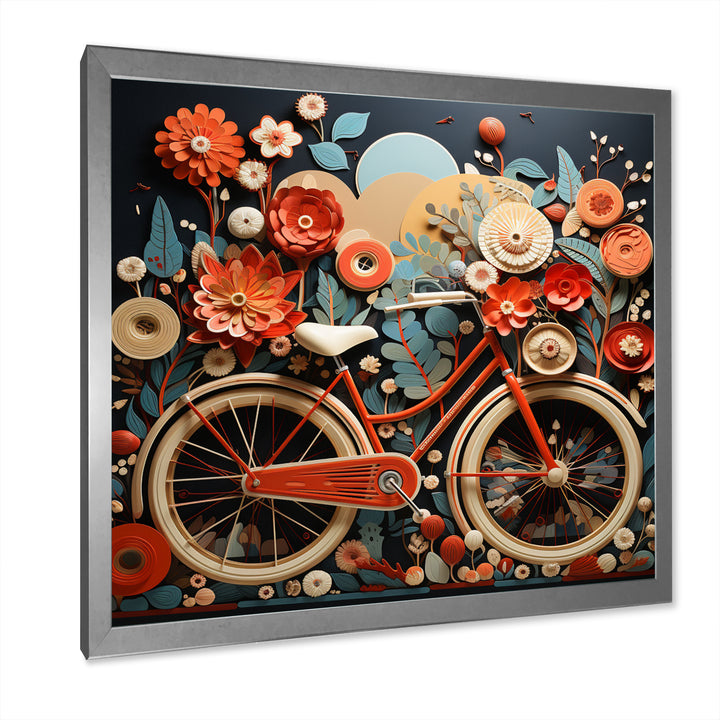 Bicycle  Bliss I - Bicycle Canvas Wall Art