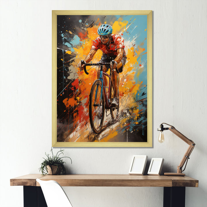 Bicycle Bold Rides I - Bicycle Canvas Wall Art