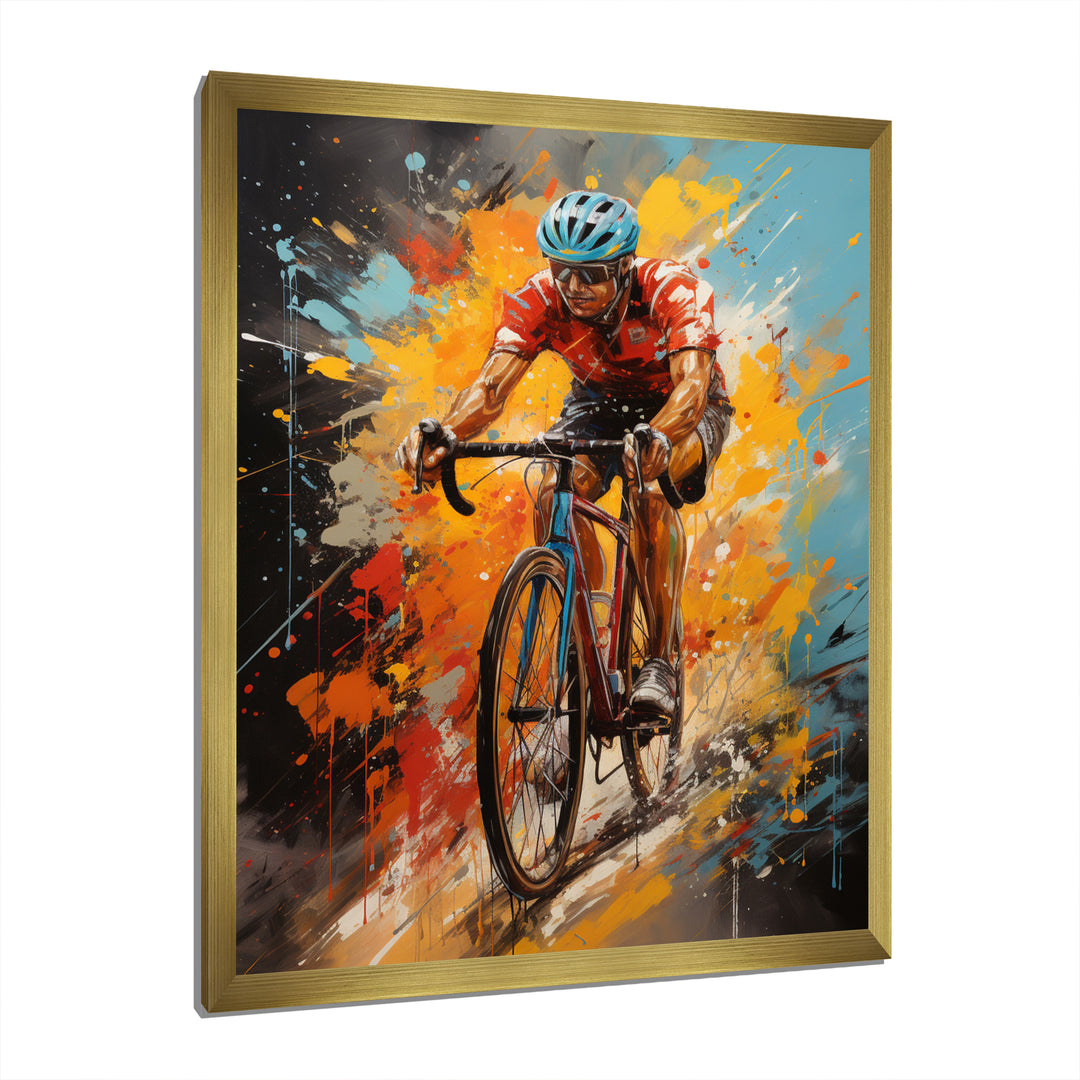 Bicycle Bold Rides I - Bicycle Canvas Wall Art