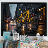 Bicycle City Cycling - Bicycle Canvas Wall Art