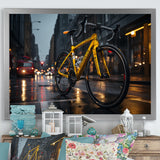 Bicycle City Cycling - Bicycle Canvas Wall Art