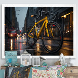 Bicycle City Cycling - Bicycle Canvas Wall Art