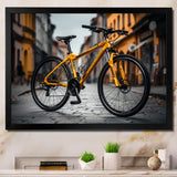 Bicycle Cityscape Escape - Bicycle Canvas Wall Art