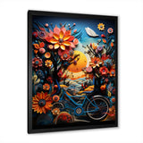 Bicycle Colorful Ride - Bicycle Canvas Wall Art