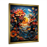 Bicycle Colorful Ride - Bicycle Canvas Wall Art